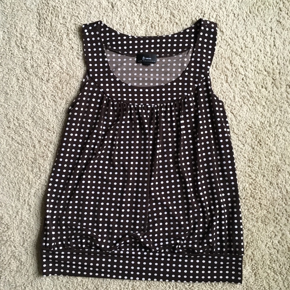 Polka dot tank top